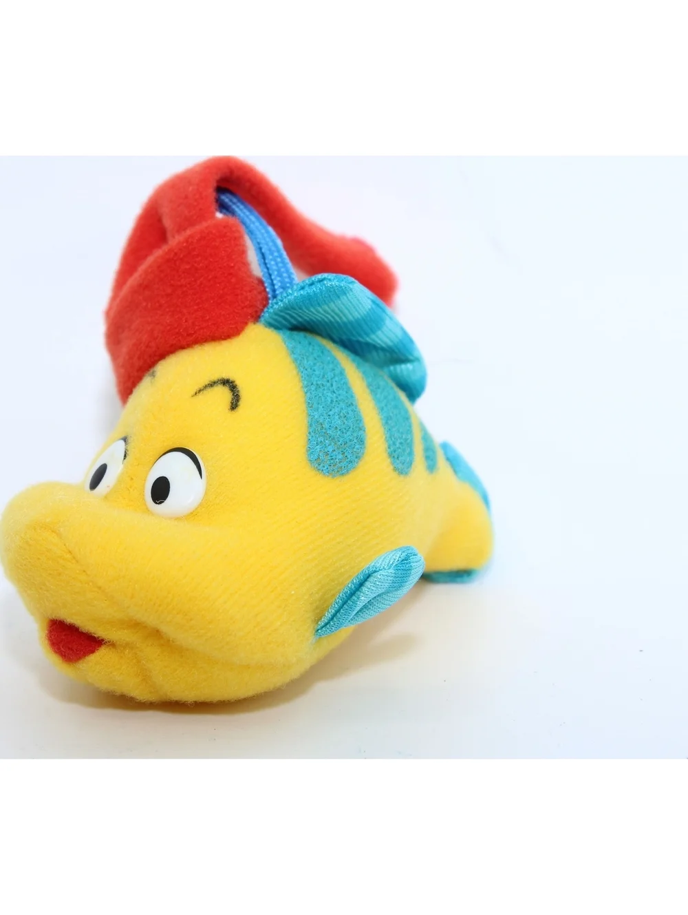 Vintage Disney Little Mermaid Holiday Flounder Plush McDonald's Happy Meal Toy